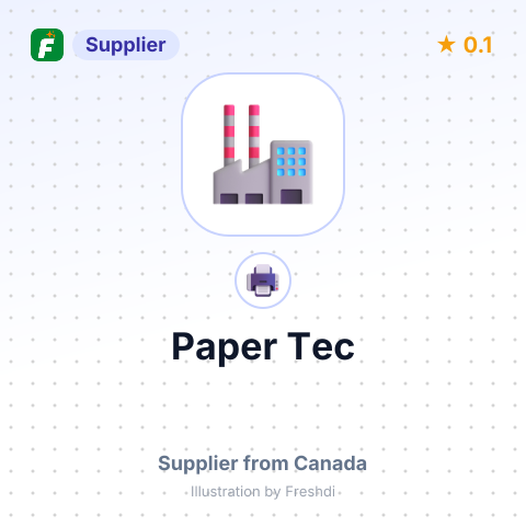 Paper Tec – summary card, no photo uploaded yet