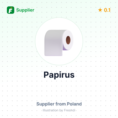 Papirus – summary card, no photo uploaded yet