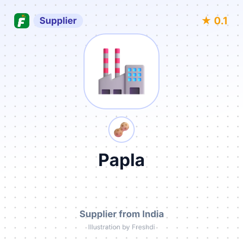 Papla  – summary card, no photo uploaded yet