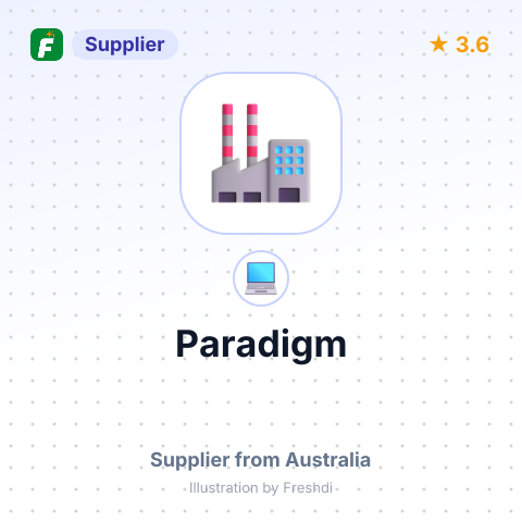 Paradigm – summary card, no photo uploaded yet