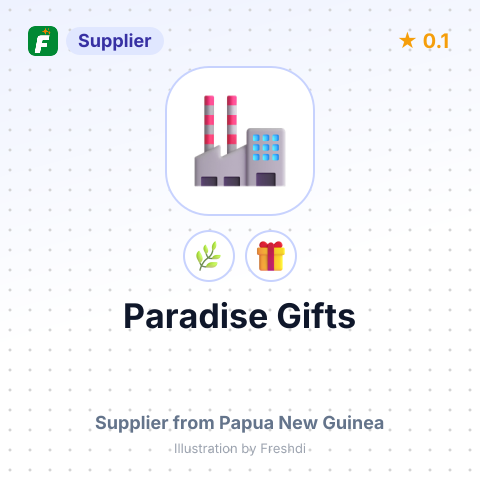 Paradise Gifts  – summary card, no photo uploaded yet