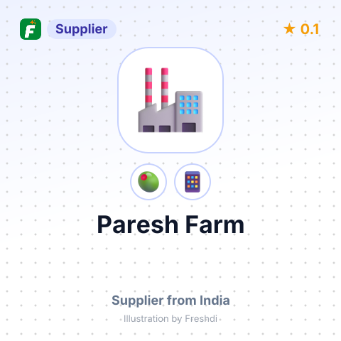 Paresh Farm  – summary card, no photo uploaded yet