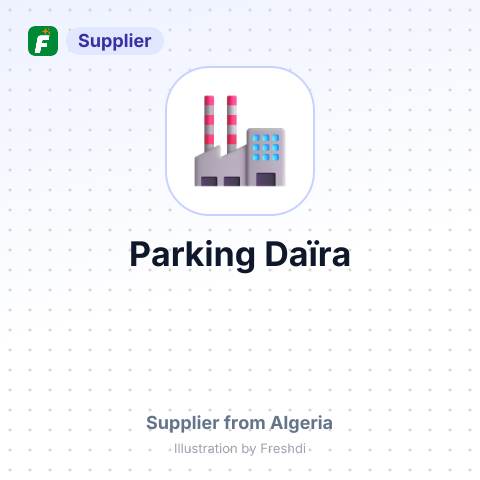 Parking Daïra – summary card, no photo uploaded yet