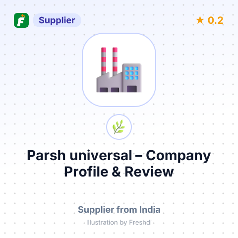 Parsh universal – summary card, no photo uploaded yet