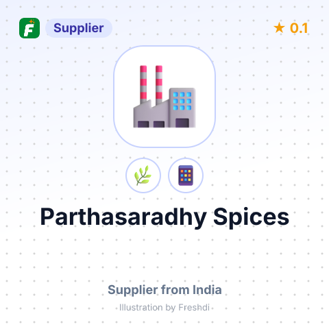 Parthasaradhy Spices  – summary card, no photo uploaded yet