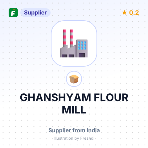 GHANSHYAM FLOUR MILL – summary card, no photo uploaded yet