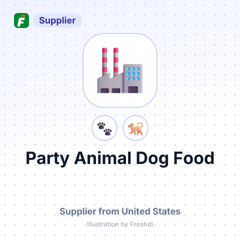 Party Animal Dog Food – summary card, no photo uploaded yet