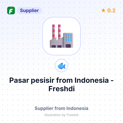 Pasar pesisir – summary card, no photo uploaded yet