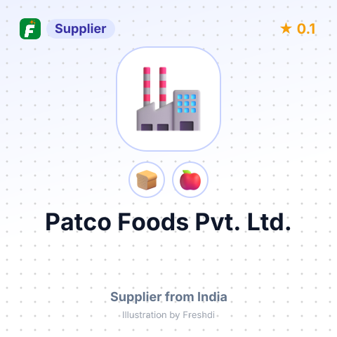 Patco Foods Pvt. Ltd.  – summary card, no photo uploaded yet