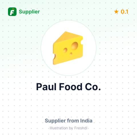 Paul Food Co. – summary card, no photo uploaded yet