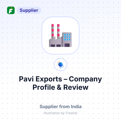 Pavi Exports – summary card, no photo uploaded yet