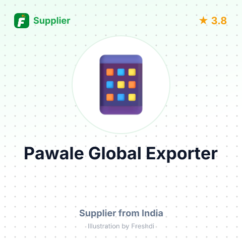 Pawale Global Exporter  – summary card, no photo uploaded yet