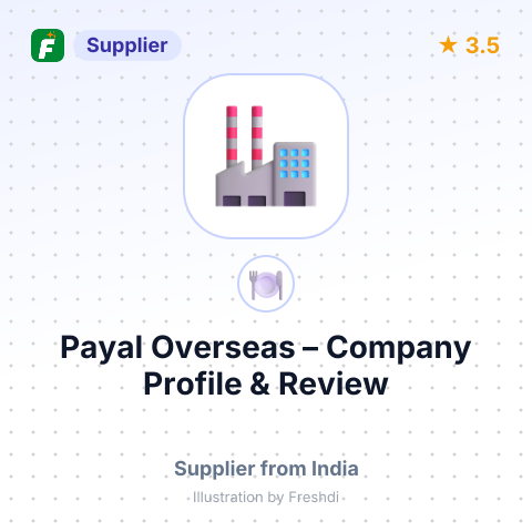 Payal Overseas – summary card, no photo uploaded yet