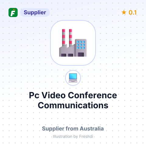 Pc Video Conference Communications – summary card, no photo uploaded yet