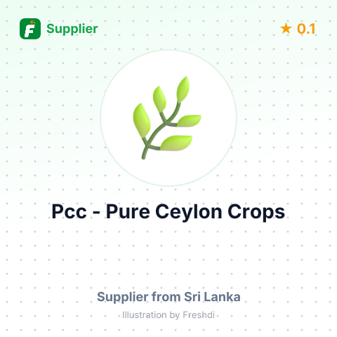 Pcc - Pure Ceylon Crops  – summary card, no photo uploaded yet