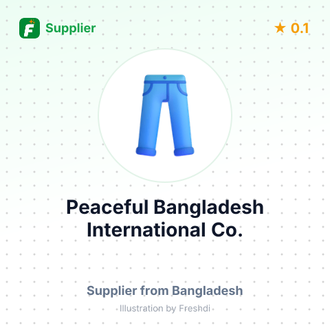 Peaceful Bangladesh International Co. – summary card, no photo uploaded yet