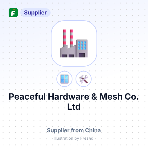 Peaceful Hardware & Mesh Co., Ltd – summary card, no photo uploaded yet