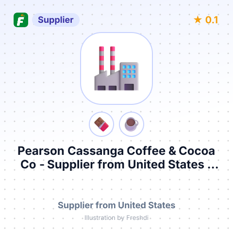 Pearson Cassanga Coffee & Cocoa Co  – summary card, no photo uploaded yet