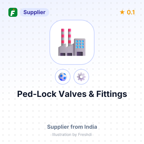 Ped-Lock Valves & Fittings – summary card, no photo uploaded yet