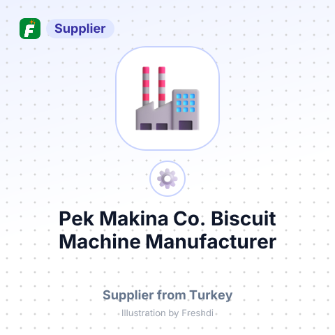 Pek Makina Co. Biscuit Machine Manufacturer – summary card, no photo uploaded yet