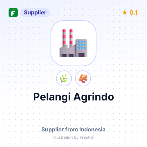 Pelangi Agrindo  – summary card, no photo uploaded yet