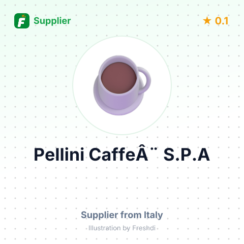 Pellini CaffeÂ¨ S.P.A  – summary card, no photo uploaded yet