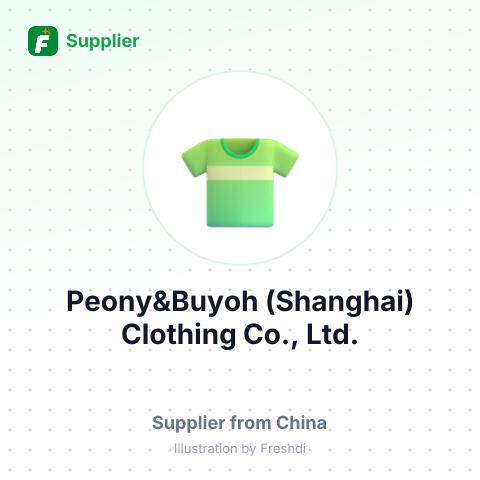 Peony&Buyoh (Shanghai) Clothing Co., Ltd. – summary card, no photo uploaded yet