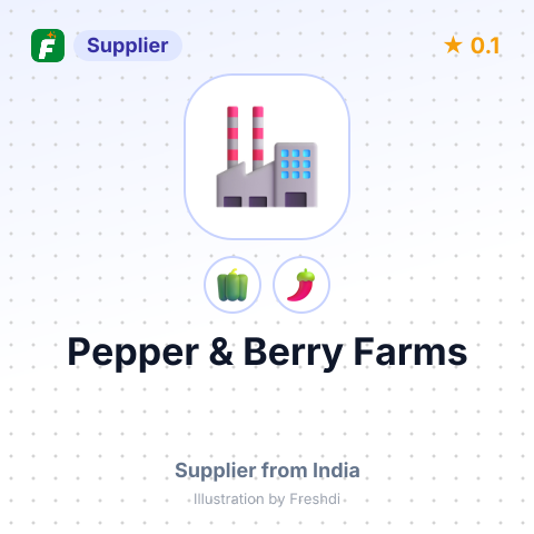 Pepper & Berry Farms  – summary card, no photo uploaded yet