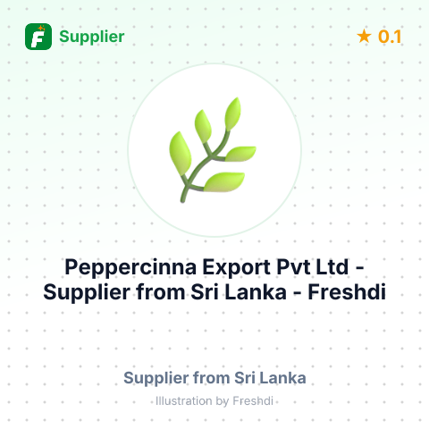 Peppercinna Export Pvt Ltd  – summary card, no photo uploaded yet