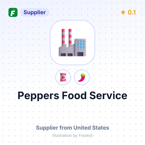 Peppers Food Service  – summary card, no photo uploaded yet