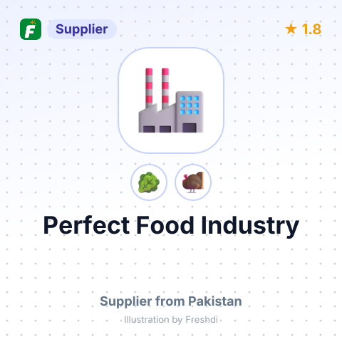 Perfect Food Industry – summary card, no photo uploaded yet