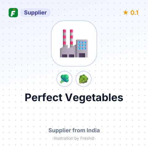 Perfect Vegetables – summary card, no photo uploaded yet