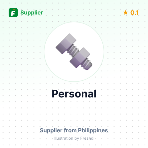 Personal – summary card, no photo uploaded yet