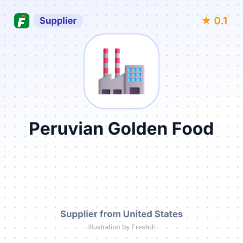 Peruvian Golden Food – summary card, no photo uploaded yet