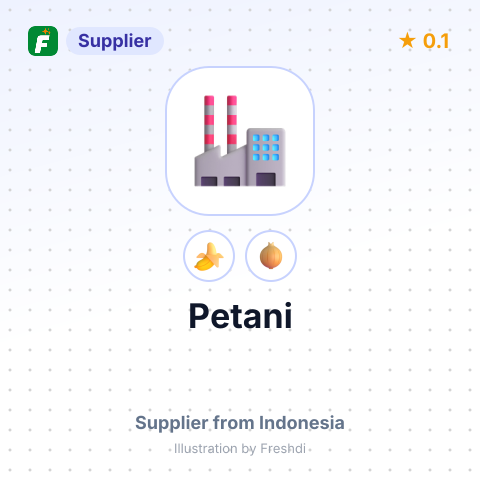 Petani  – summary card, no photo uploaded yet