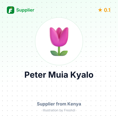 Peter Muia Kyalo  – summary card, no photo uploaded yet