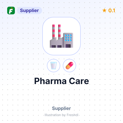 Pharma Care – summary card, no photo uploaded yet