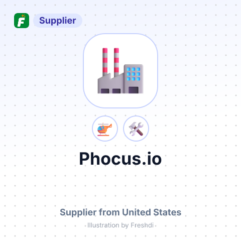 Phocus.io – summary card, no photo uploaded yet