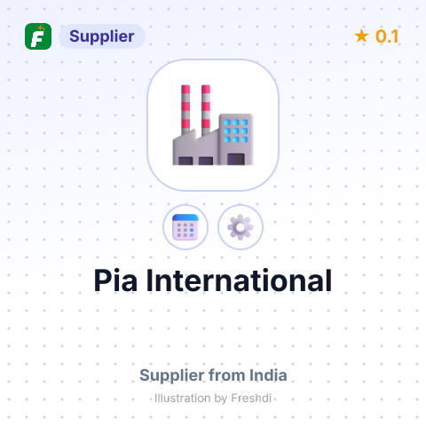 Pia International – summary card, no photo uploaded yet