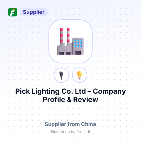Pick Lighting Co., Ltd – summary card, no photo uploaded yet