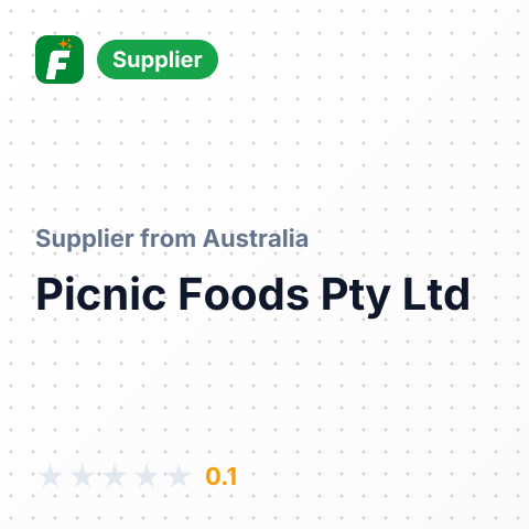 Picnic Foods Pty Ltd – summary card, no photo uploaded yet