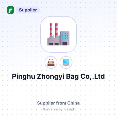 Pinghu Zhongyi Bag Co,.Ltd – summary card, no photo uploaded yet