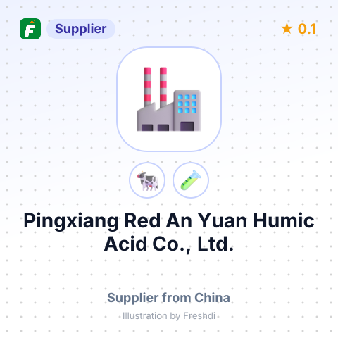 Pingxiang Red An Yuan Humic Acid Co., Ltd. – summary card, no photo uploaded yet