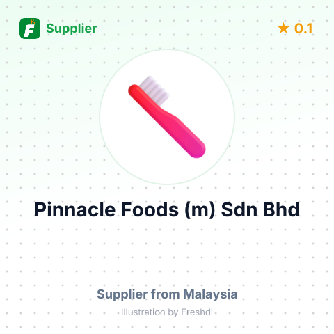 Pinnacle Foods (m) Sdn Bhd  – summary card, no photo uploaded yet