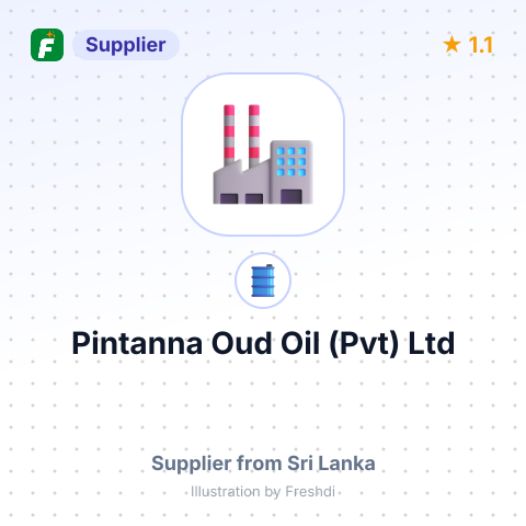 Pintanna Oud Oil (Pvt) Ltd – summary card, no photo uploaded yet