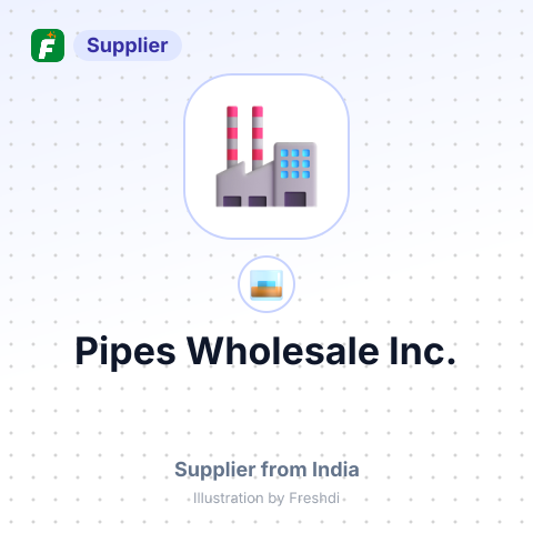 Pipes Wholesale Inc. – summary card, no photo uploaded yet