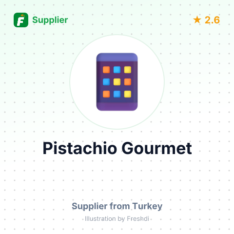 Pistachio Gourmet – summary card, no photo uploaded yet