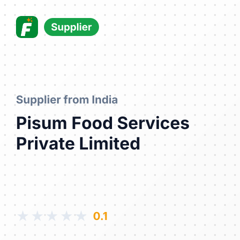 Pisum Food Services Private Limited  – summary card, no photo uploaded yet