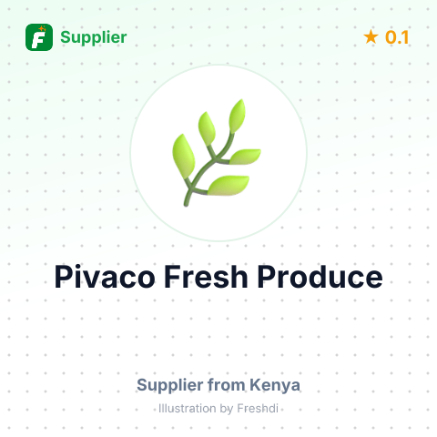 Pivaco Fresh Produce  – summary card, no photo uploaded yet