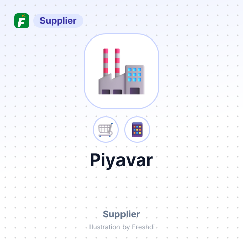 Piyavar – summary card, no photo uploaded yet
